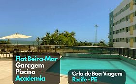 Flat Beira Mar Academia Piscina Boa Viagem Recife - Com Cafe Da Manha Opcional